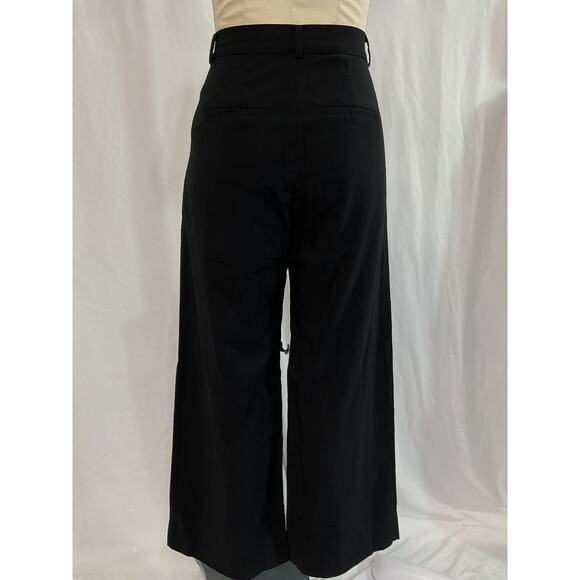 Nonchalant Label 'Fabi' Black Crepe Wide Leg Pant Size S - Picture 3 of 5